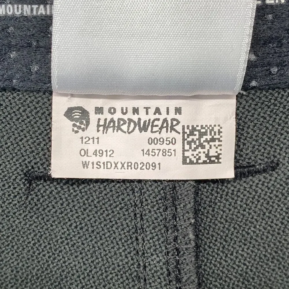 MOUNTAIN HARDWEAR Pants Women 12 34 Winter Wander Softshell Utility Hiking Black_4
